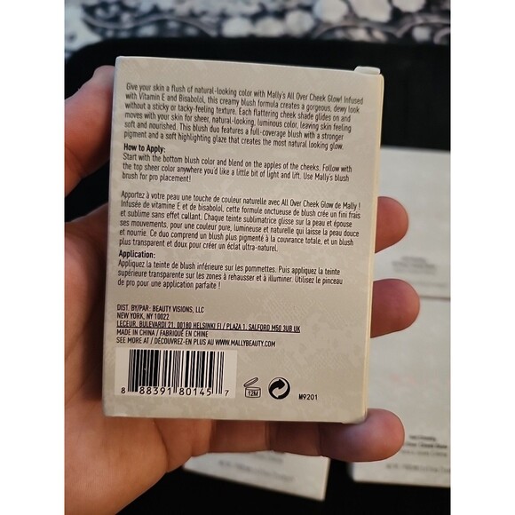 Lot Of 6 Mally Get Cheeky All Over Cheek Glow “PRETTY IN PINK” NIB Blush 0.16 Oz - Picture 5 of 11